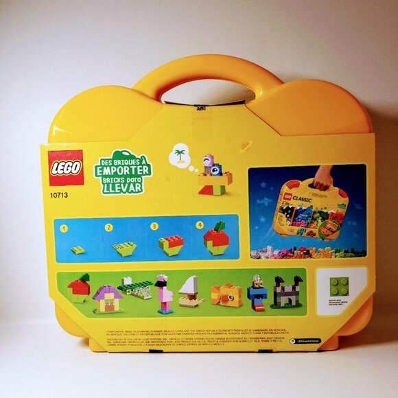 NEW LEGO Classic Creative Suitcase 10713 NEW Take Along Case 213 pieces Blocks b - Picture 5 of 9